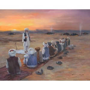 Naseeb Khan, 28 x 36 Inch, Oil on Canvas, Landscape Painting, AC-NSBK-007 Naseeb Khan, 28 x 36 Inch, Oil on Canvas, Landscape Painting, AC-NSBK-007